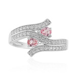 Anello in argento con Tormalina Rosa Nigeriana