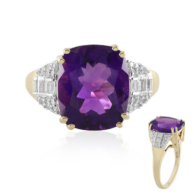 Marokkanischer Amethyst-Goldring