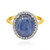 Bague en argent et Kyanite du Népal