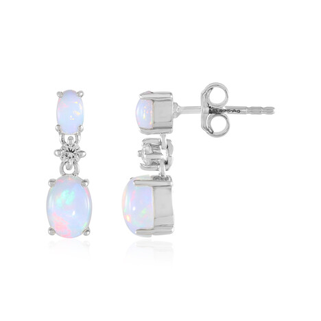 Welo-Opal-Silberohrringe
