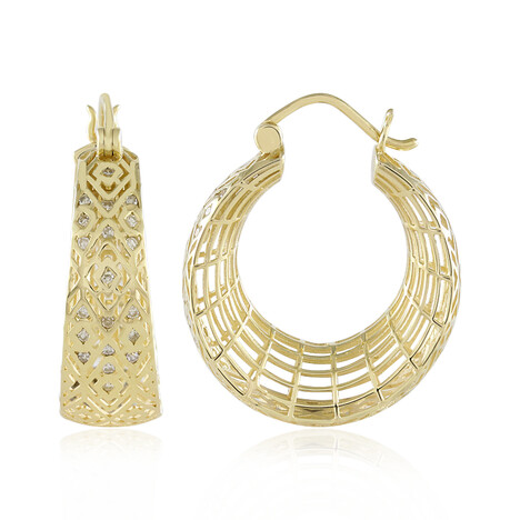 I2 (I) Diamant-Goldohrringe (Ornaments by de Melo)