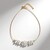 Collier en acier inoxydable et Perle blanche de culture d'eau douce
