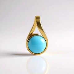 Ciondolo in argento con Turchese Sleeping Beauty