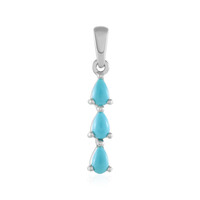 Pendentif en argent et Turquoise Sleeping Beauty