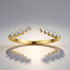 Anello in oro con Diamante SI1 (G) (Annette)
