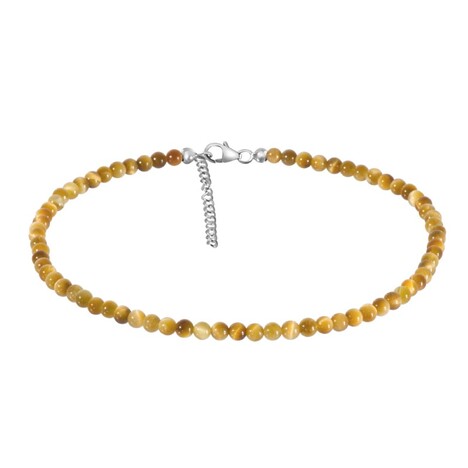 Collana in argento con Occhio di Tigre