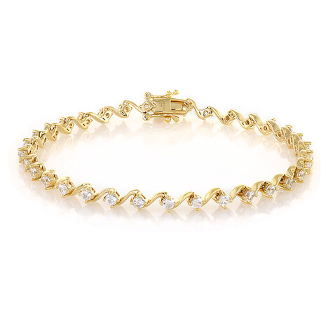 Brazalete en plata con Zircón