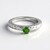 Anello in argento con Diopside Russo