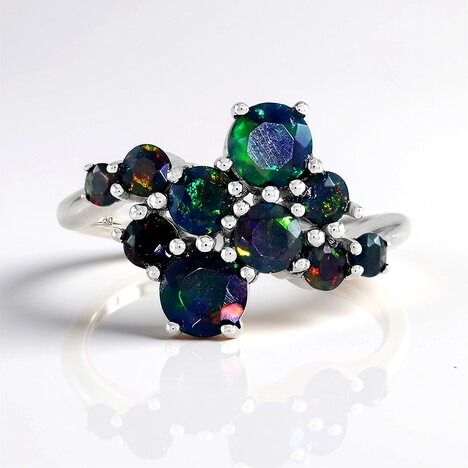 Anello in argento con Opale Mezezo (de Melo Essence)