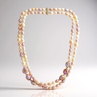 Collier en argent et Perle de culture d'eau douce (TPC)
