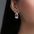 Pendientes en plata con Peridoto