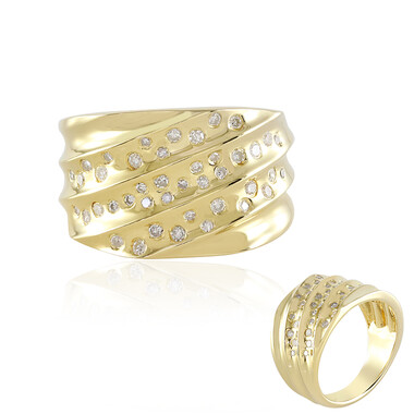 I2 (J) Diamant-Silberring