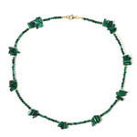 Collier en argent et Malachite
