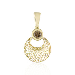 Ciondolo in oro con Diamante Champagne I2 (Ornaments by de Melo)