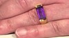 Anillo en plata con Amatista de Marruecos