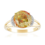 Anillo en oro con Esfalerita