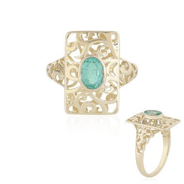 Kolumbianischer Smaragd-Goldring (Ornaments by de Melo)