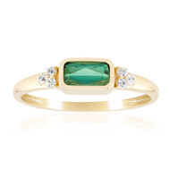 Grüner Benedito-Turmalin-Goldring