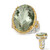Anello in argento con Ametista Verde (Gems en Vogue)