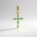 Ciondolo in argento con Tsavorite