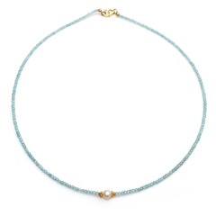 Collar en plata con Zircón de Ratanak Kirí