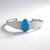 Bracciale in argento con Turchese