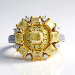 Anello in oro con Diamante Giallo SI2 (CIRARI)