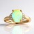 Bague en or et Opale d'Australie