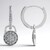 Orecchini in argento con Zircone