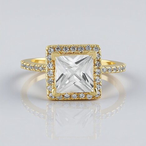 Anello in argento con Zircone