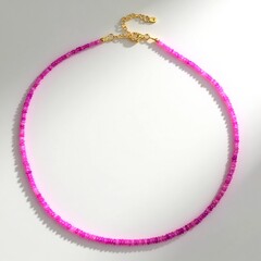 Collana in argento con Opale Rosa dell'Etiopia