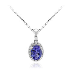 Collier en or et Tanzanite AAA (CIRARI)