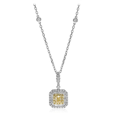 Collar en oro con Diamante amarillo SI2 (CIRARI)