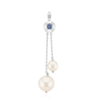 Ciondolo in argento con Perla d'Acqua Dolce Bianca (Michelle Albala)