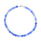 Collana in argento con Agata Blu