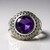 Anello in argento con Ametista (Annette classic)