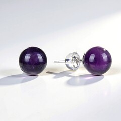 Orecchini in argento con Ametista