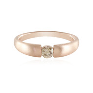 Anillo en oro con Diamante chocolate VS2