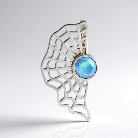 Ciondolo in argento con Opale di Welo (MONOSONO COLLECTION)