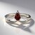 Anello in argento con Zircone Rosa