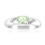 Anello in argento con Ambligonite