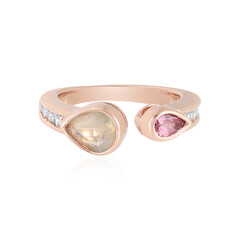 Bague en argent et Opale Welo (Adela Silber)