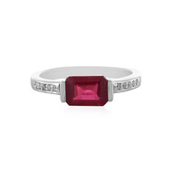 Anello in argento con Rubino del Madagascar