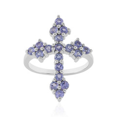 Tanzanite Silver Ring