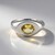 Anello in argento con Berillo Giallo