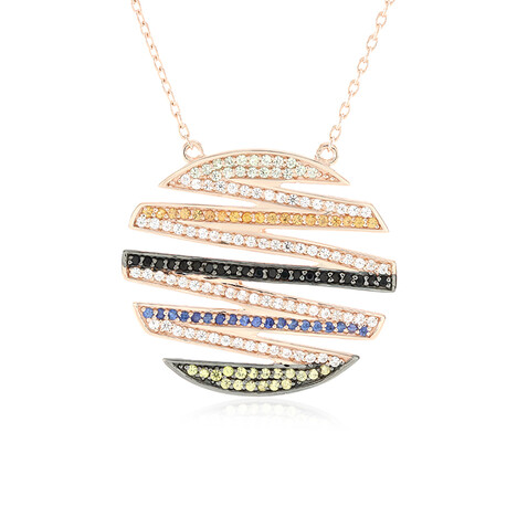 Collar en plata con Zafiro amarillo