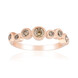 9K VS1 Argyle Rose De France Diamond Gold Ring (Annette)