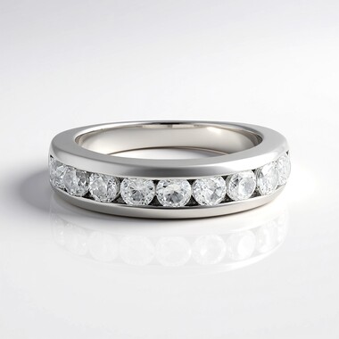 Zircon Silver Ring