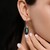 Pendientes en plata con Labradorita verde de Maniry (KM by Juwelo)