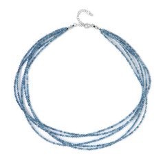 Collar en plata con Aguamarina de Brasil
